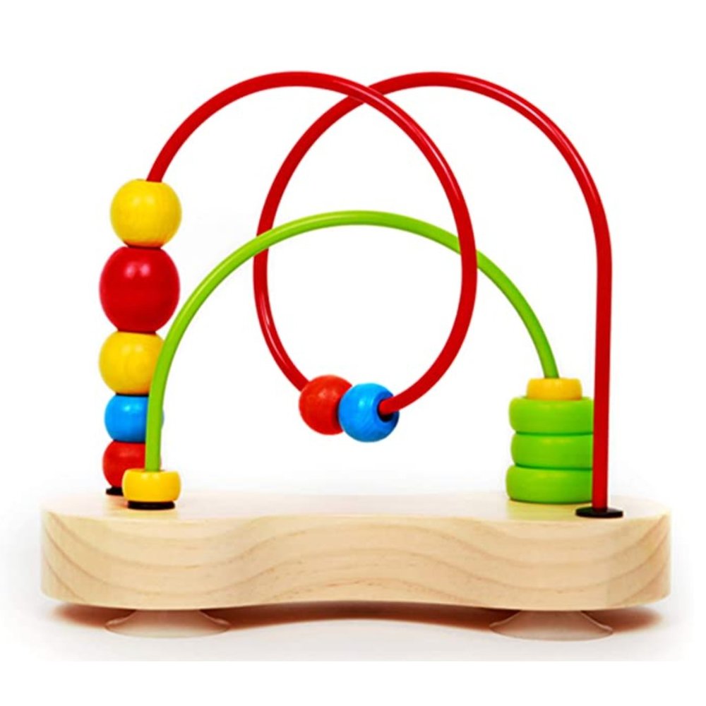 Double Bubble Wooden Bead Maze